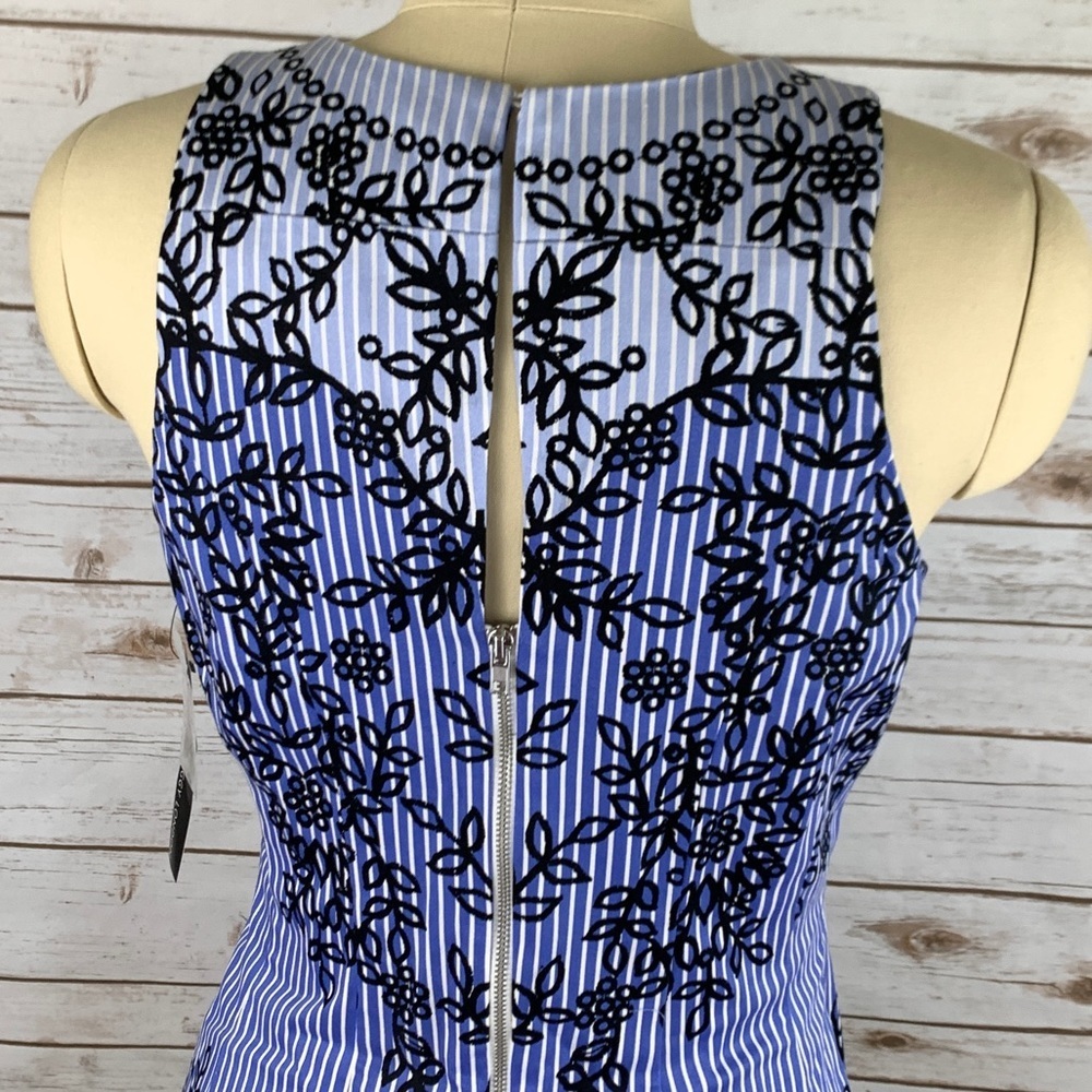 Maggy London Blue & Black Dress with Pockets - Picture 6 of 8